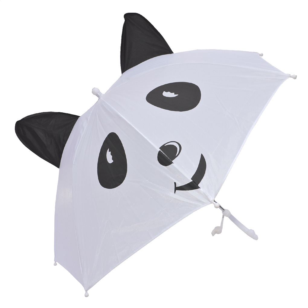 Fashionista Kids Animal Umbrella Sun Rain Protection Windproof Panda