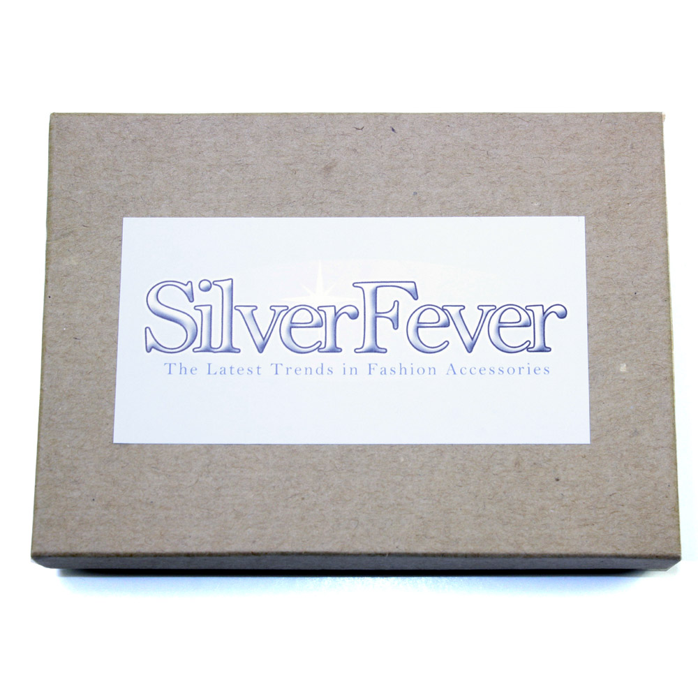 Silver Fever Fashion Gemstone Necklace Pendant on Leather Cord Or Chain Turquoise Filigree Teardrop 18"