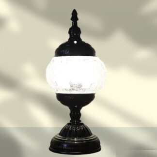 Handcrafted Mosaic Turkish Table Lamp - Flower Burst