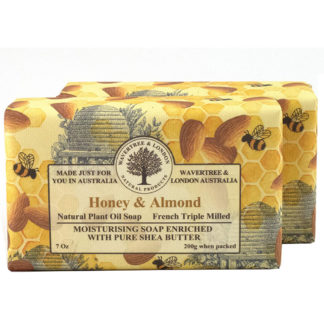 Australian Natural Soap Bar Honey & Almond, Wavertree & London