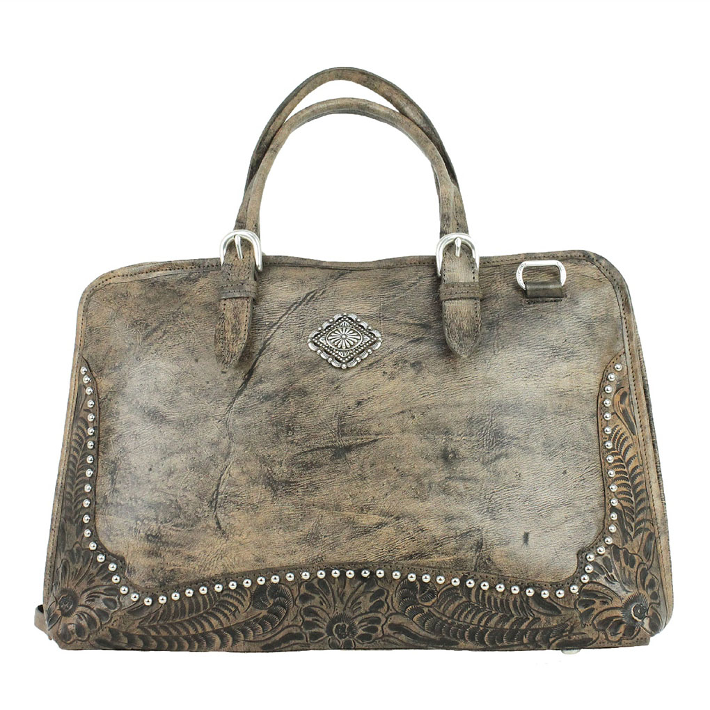 American West Leather Pendleton Pony Smart Briefcase - Image 4