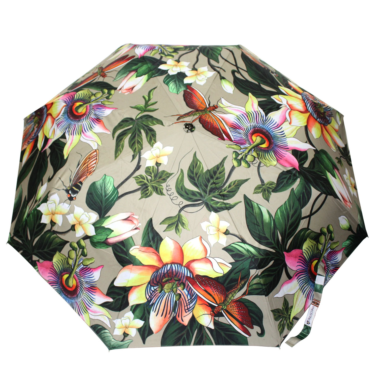 38” Waterproof Canopy UPF 50+ Max Sun protection Anuschka Umbrella AUTO Open/Close Fits in Handbag 