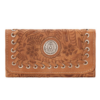 American West Harvest Moon Ladies' Tri-Fold Wallet