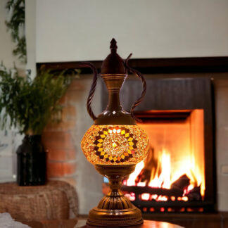 Mosaic Lamp Turkish Teapot